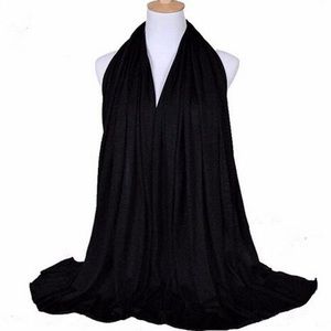 Black jersey scarf